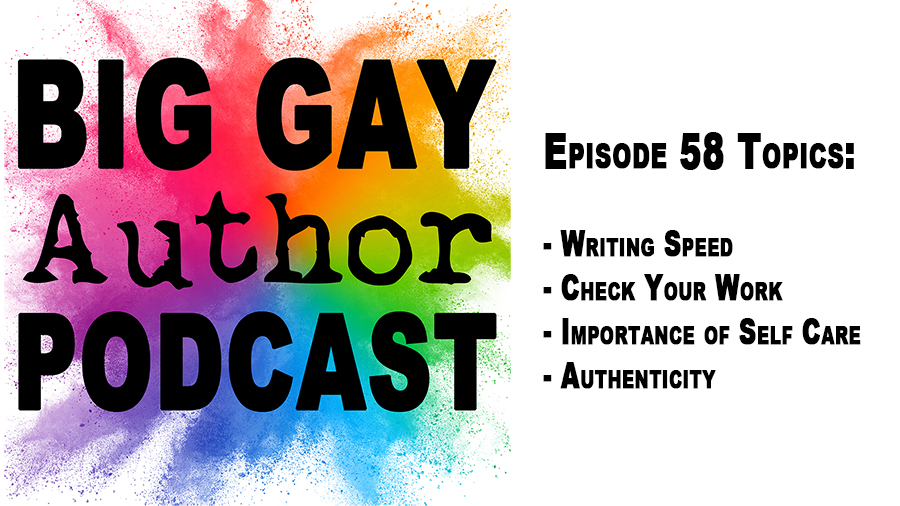 Author Questions with Daniel Willcocks and Sacha Black – Big Gay Author Podcast episode 58