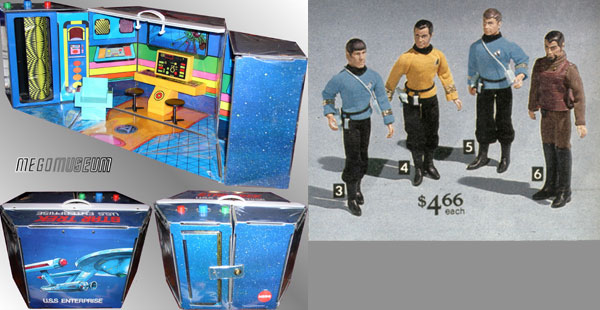 Star Trek 1976 Mego toys