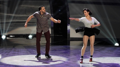 Melinda and Aaron perform a Tap routine choreographed by Anthony Morigerato.